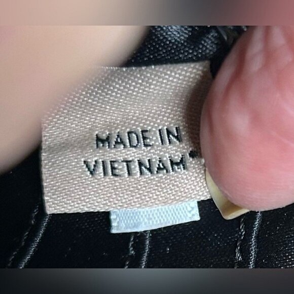 Coach Peyton Black Signature Coated Canvas Card Wallet Wristlet - Picture 4 of 6